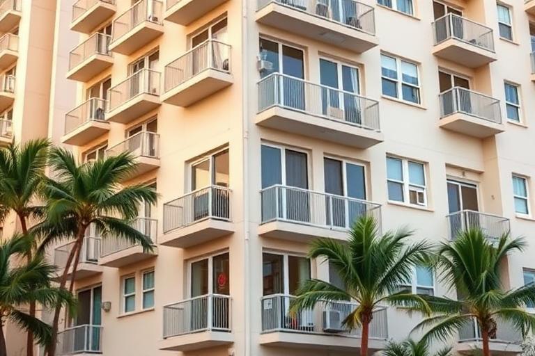 Propiedad de inversión en Miami con vista a Biscayne Bay y torres residenciales en Brickell