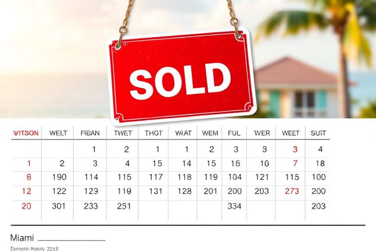 Propietario evaluando la condición de una casa en Miami antes de ponerla en venta